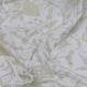 Hand Embroidered Danzdar White Crewel Fabric-3